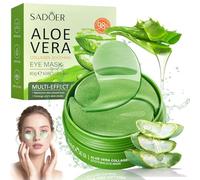 60 Pezzi Patch Occhi Idratanti con Aloe Vera, Maschera Idratante Anti-Occhiaie e Anti-Borse, Cerotti Rinfrescanti per Occhi per Rughe e Puffiness, cura degli occhi, idratante, rinfrescante