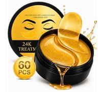 60 Pezzi Patch Occhi per Oro 24k, Maschera Occhi Collagene