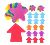 60 pezzi pennarelli per tappeti a forma di freccia e stella pennarelli per