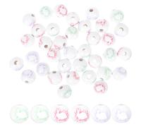 60 Pezzi Perline Legno A Forma