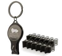 60 pezzi personalizzati da 4 in 1 apri bottiglia multi -funzione, clipper per unghie neri, birreria bomboniere, personalizzati privati, regali multitool per uomini