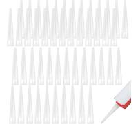 60 Pezzi Punta per Cartuccia Siliconica, Ugelli in Silicone, Boccagli per Cartucce di Silicone, Ricambi per Ugelli in Silicone, Accessori per Siringhe al Silicone per Pistola per Cartucce