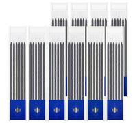 60 pezzi ricariche per matite da carpentiere solide da 28 mm per la lavorazione del legno, matita meccanica