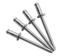 60 Pezzi Rivetti Ciechi Tamburo Testa Svasata, 4,8mm 6,4mm Rivetti Pop | Acciaio Inox Testa Tonda Rivetti Targa para para Fai da te, Auto, Moto, Barche, Ascensori, Mobili, Cucina(4.8X16mm)