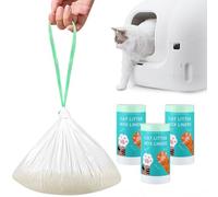 60 Pezzi Sacchetti per Lettiera Gatto, Per PURA Max e PURA X Sacchi Lettiera Gatti, 55x30cm con maniglia per il trasporto, durevole, resistente agli strappi, per lettiera gatto autopulente