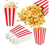 60 Pezzi Sacchetti Pop Corn, Contenitore per Caramelle, Piccoli Sacchetti Popcorn, Popcorn Caramello, Contenitori Pop Corn, Sacchetti Caramelle in Carta per Feste, Compleanni, Serate al Cinema, Party