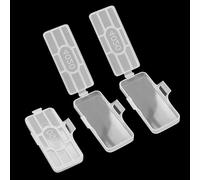 60 Pezzi Scatola Etichette Cavi con 2 misure,Fascette con Etichetta Riutilizzabile Segnacavi Elettrici,Porta Etichette Cavi Custodia Identificazione in Plastica,per Elettrica