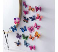 60 pezzi/set Adesivi murali in plastica, design creativo a farfalla 3D Adesivi murali per casa, Adesivi, Adesivi murali, Adesivi in vinile per decorazioni per la casa, Articoli per decorazioni primave