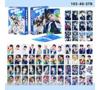 60 pezzi Set di carte fotografiche laser K-Pop , set completo di carte di auguri LOMO e pellicola collezionabile brillante, collezione album "5-Star" e "Karma", articoli di supporto per i fan di Bang