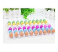 60 pezzi/set di dinosauri magici in crescita con aggiunta di acqua, uova da far crescere, processo di