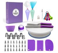 60 pezzi / set set di giradischi per torta che decora la tavola che decora la bo