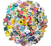 60 Pezzi Shoe Charm per Jibbitz Crocs, PVC Ciondoli Casuali per Scarpe, Accessori Spille, Decorazioni per Scarpe, per Bambini, Adulti, Ragazze, Donne