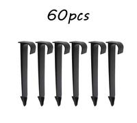 60 Pezzi Supporti per Irrigazione a | Supporto per Tubo da Giardino, Plastica , per Tubi da 1/2 Pollice e 16mm, per Fattorie Rurali, Giardini, - Strumento Versatile per del Prato
