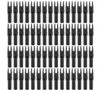 60 Pezzi Tiro L' Frecce Cocca ID 6.2Mm Frecce Cocche Inserire La Coda per Tiri di Caccia DIY Frecce Ricurvo Composto