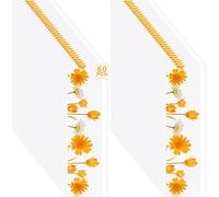 60 pezzi trappole per mosche per finestre, adesivi per interni - Adesivi per la casa - Strisce adesive efficaci contro mosche, zanzare e insetti (fiori)