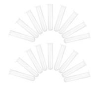 60 Pezzi Tubo Porta Aghi in Plastica con Coperchio per Cucito e Gioielli | Contenitore Trasparente, Facile Controllo del Contenuto, per Aghi e Piccoli Pezzi, Uso Quotidiano e Laboratorio