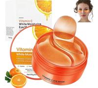 60 Pezzi Vitamina C Patch Occhi,Collagene Maschera per Gli Occhi, Anti-Rughe e A