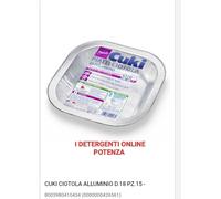 120 piatti CUKI Piatti CIOTOLA in Alluminio resistenti alimenti caldi microonde