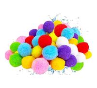 60 Pieces Summer Water Sponge Balls | 60pcs Reusable Water Balloons, Multicolor Lightweight Ball, Quick-soaking, Soft, For Outdoor Outside Backyard Lawn Beach Pool Grass Garden Park Kids