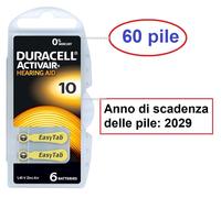Duracell ActiveAir Batterie Acustiche Medical DA10 6pz