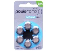 60 Pile Per Impianti Cocleari Powerone Implant Plus p675 Power One