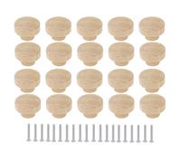 60 Pomelli Rotondi per Cassetti Nel Legno Non Finiti, 35 mm di Diametro, pe7214