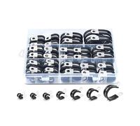 60 Pratici Morsetti Metallici Isolati In Gomma Per Tubi E Cavi Montaggio Sicuro Include Viti Multiple Con Morsetti Per Tubi Isolati Con Dado