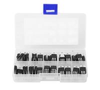 60 Pz 10 Valori Assortiti Transistor L7805CV LM317t Kit Assortimento Transistor Set Con Sto Box Assortito L7815 13 * 7 * 2