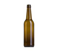 60 Pz Bottiglia Birra vuota 500 ML (Mezzo Litro) LONGNECK in vetro di colore abra Completa di Tappo Corona 26 mm - KIT per fare la birra - Bottiglie birra vuote comprese di tappi