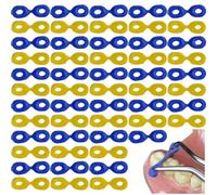 60 Pz Cunei Dentali Gomma Elastica Cunei di Fissaggio Matrici Diga Composito Dente Separatore Strumenti Accessori Odontoiatria