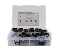 60 Pz Fascette Per Cavi Set Tubo In Acciaio Inossidabile 304 Con Imbottitura In Gomma Tubo Da 1/4 5/16 3/8 1/2 Fascette Cavi