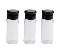 60 Pz / Set 100 Ml Spezie Shaker Barattolo di Condimento Nero Può9011
