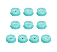 60 rondelle di tenuta in silicone per valvola del rubinetto, anti-perdita, guarnizione O-ring di ricambio per tubi accessori per valvole di rubinetto, colore verde