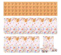 60 sacchetti regalo di compleanno per bambini, sacchetti di carta, sacchetti di carta kraft per compleanno, sacchetti di carta kraft per matrimoni, feste, sacchetti per feste, 19 x 13 x 3 cm, con