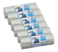 60 Sacchi Trasparenti Spazzatura 80x120 Resistenti, Sacchi Spazzatura XXL per Raccolta Rifiuti, Buste Spazzatura, Sacchi Immondizia Extra Resistenti, Sacchetti Spazzatura 80x120cm (60)