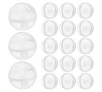 60 Scatole Sonaglio Trasparenti Con Palline Squeaker