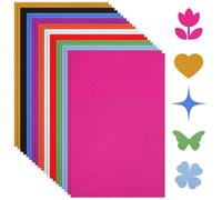 60 Sheets Cartoncino Polvere D'oro Carta Origami Glitterata Colorato