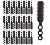 60 spazzole per capelli antistatiche usa e getta, in plastica, pettini districanti per capelli ricci, bagnati, asciutti, ideali per rifugi e alberghi