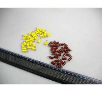 60 Spina Gialla/Marrone Ad Esempio Per Faller H0/N Lampade #G4