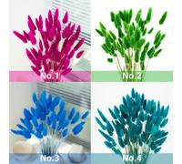 60 steli di fiori artificiali in stile boho - code di coniglio naturali essiccate e erba della pampa, fiori di tarassaco - decorazione per casa, matrimonio, ufficio, caffè - regalo per San Valentino e