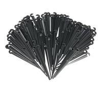 60 supporti per tubo da giardino Micro Drip, lunghezza 11 cm, colore nero, per tubo da giardino, 4/7 mm, nero, pali di supporto per irrigazione, tubo da giardino Microdrip