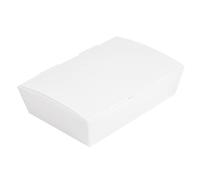 60 unità - Scatola Lunch Box" coperchio 'Thepack' 230 G/M2 20 x 14 x 5 cm bianco cartone ondulato Nano-Micro