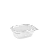 100 VASCHETTE OVALI 750 cc PLASTICA PER ALIMENTI IN PET Trasparente