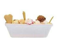 60 VASCHETTE TERMICHE GELATO DA CC 350 VASCHETTA POLISTIROLO BIANCAICE CREME