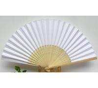 60 VENTAGLI VENTAGLIO MATRIMONIO BAMBU BAMBOO CARTA BIANCHI SPOSA WEDDING