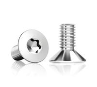 60 viti a testa svasata M5x12 mm, acciaio inox Torx | M5x12 mm acciaio inox A2 V2A con Torx e filettatura completa per mobili, dispositivi, officina e DIY