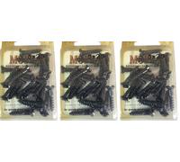 60 Viti Antifurto Antisvitamento 5x25mm Nere TPS Masidef Targhe Inferriate