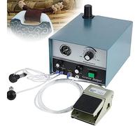 60 W Strumenti for la Creazione di Gioielli Macchina for Incisore Pneumatica a Doppia Testa for for Incidere a Mano 100-4000 Giri/min Manipolo Pneumatico Graver Micro, for Artigianato, 220 V