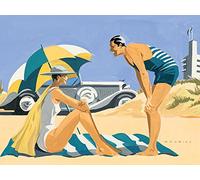 60 x 80 cm con Un Design Musicale Motivo Maurice Tela Stampa Dune di Sabbia