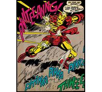 60 x 80 cm Iron Man, Quindi Niente in Inglese Tela Stampa